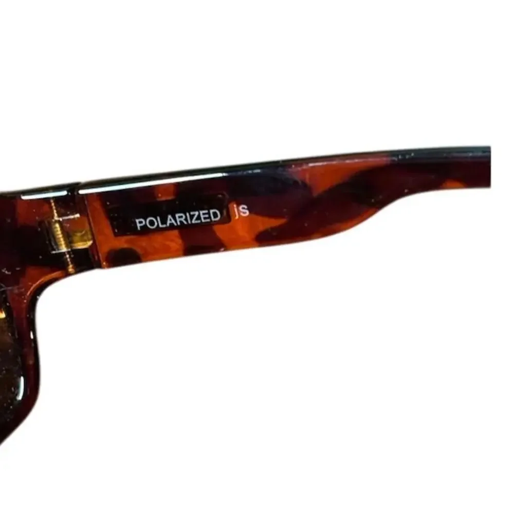 L.L.Bean Camden Sunglasses Polarized Tortoise Brown Oversized Womens Shades